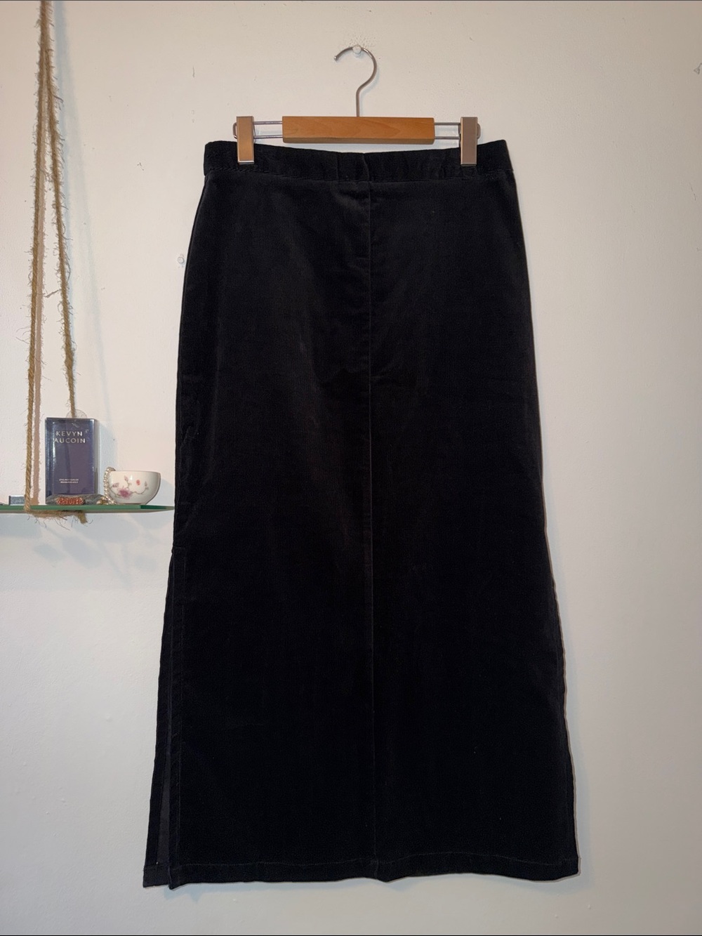 Classic Cotton Maxi Corduroy Skirt